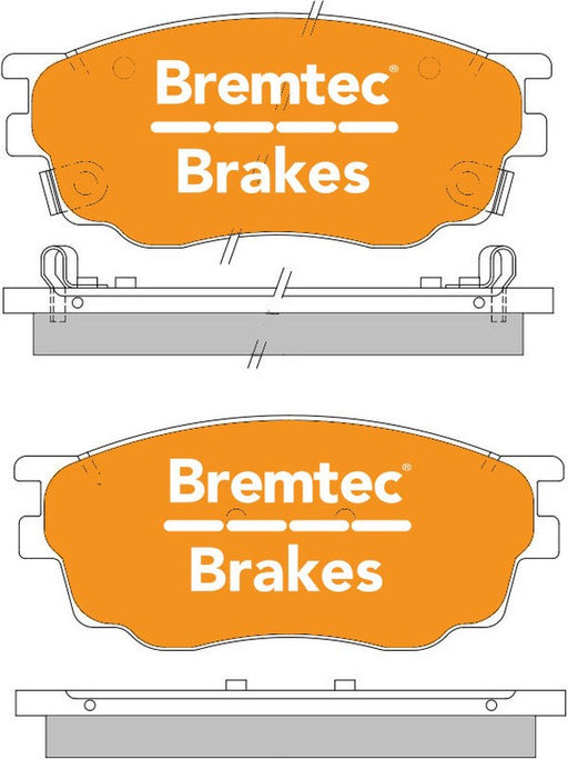 Bremtec Endure 4WD Brake Pad BT1242E Brake Pads Bremtec - Micks Gone Bush