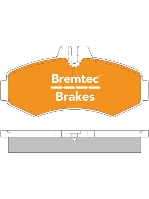 Bremtec Pro-Series Brake Pad BT1249PRO Brake Pads Bremtec - Micks Gone Bush