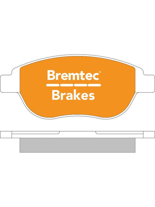 Bremtec Pro-Series Brake Pads BT1251PRO Brake Pads Bremtec - Micks Gone Bush