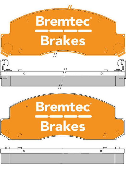 Bremtec Pro-Series Brake Pad BT1260PRO Brake Pads Bremtec - Micks Gone Bush