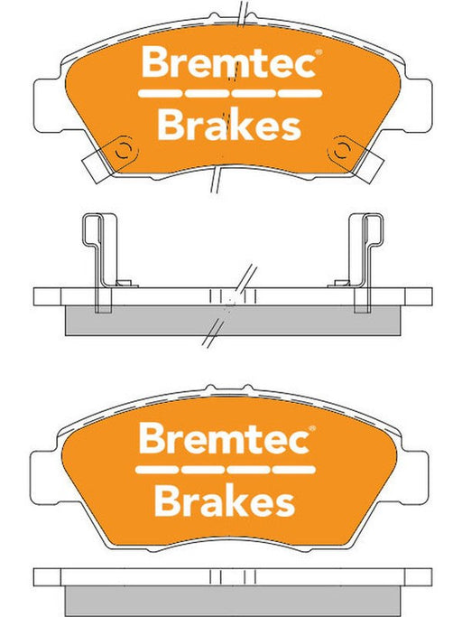 Bremtec Ultra Brake Pads Set BT127ULT Bremtec - Micks Gone Bush