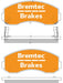 Bremtec Endure 4WD Brake Pad BT1285E Brake Pads Bremtec - Micks Gone Bush