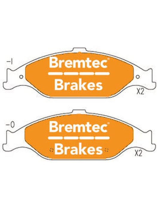 Bremtec Pro-Series Brake Pad BT1310PRO Brake Pads Bremtec - Micks Gone Bush
