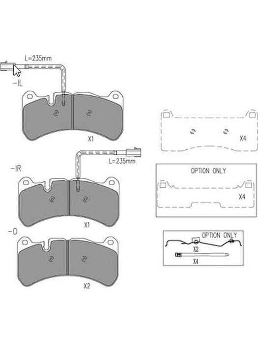 Bremtec Evolve Hybrid-Carbon Brake Pad BT13121EV550 Bremtec - Micks Gone Bush