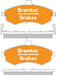 Bremtec Pro-Series Brake Pad BT1327PRO Brake Pads Bremtec - Micks Gone Bush