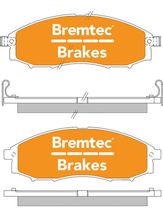 Bremtec Endure 4WD Brake Pad BT1332E Brake Pads Bremtec - Micks Gone Bush