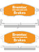 Bremtec Endure 4WD Brake Pad BT1332E Brake Pads Bremtec - Micks Gone Bush