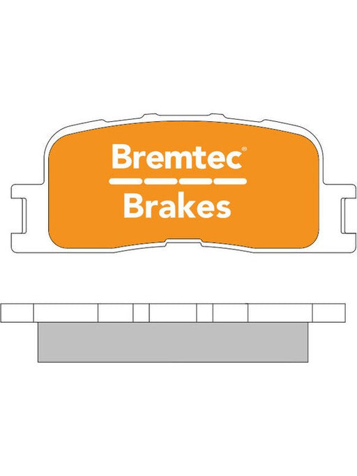 Bremtec Endure 4WD Brake Pad BT1338E Brake Pads Bremtec - Micks Gone Bush