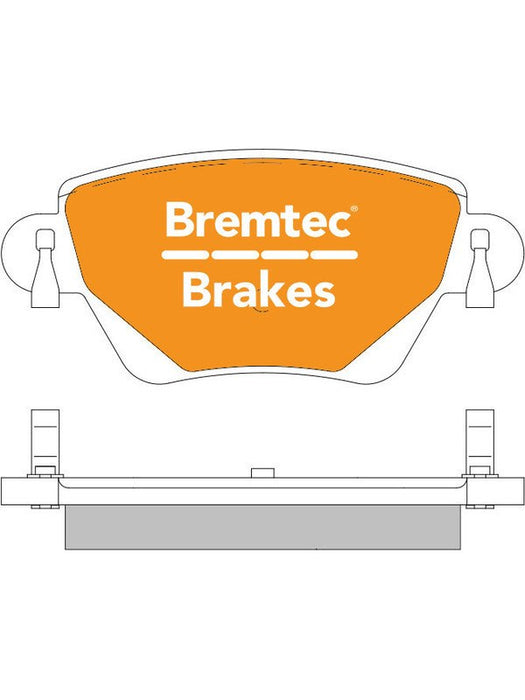 Bremtec Trade Line Brake Pad BT1341TS Brake Pads Bremtec - Micks Gone Bush