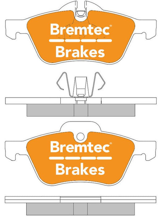 Bremtec Trade Line Brake Pads BT1354TS Bremtec - Micks Gone Bush