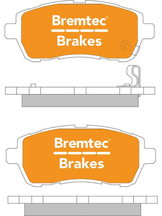 Bremtec Pro-Series Brake Pad BT1377PRO Bremtec - Micks Gone Bush