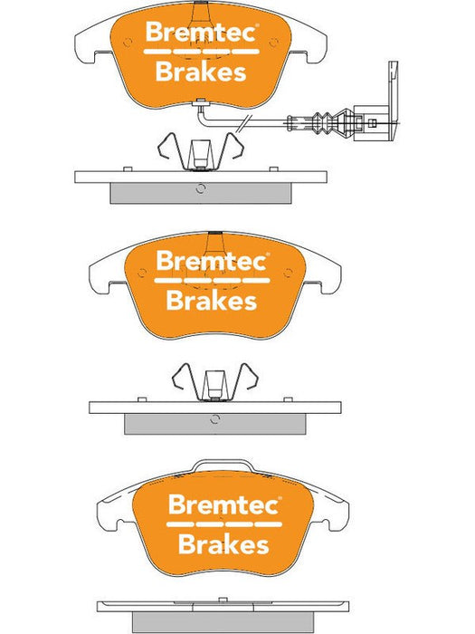 Bremtec Tradeline Brake Pads BT1384TS Bremtec - Micks Gone Bush