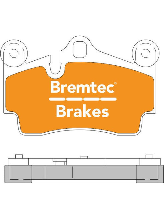 Bremtec Pro-Series Brake Pad BT1390PRO Bremtec - Micks Gone Bush