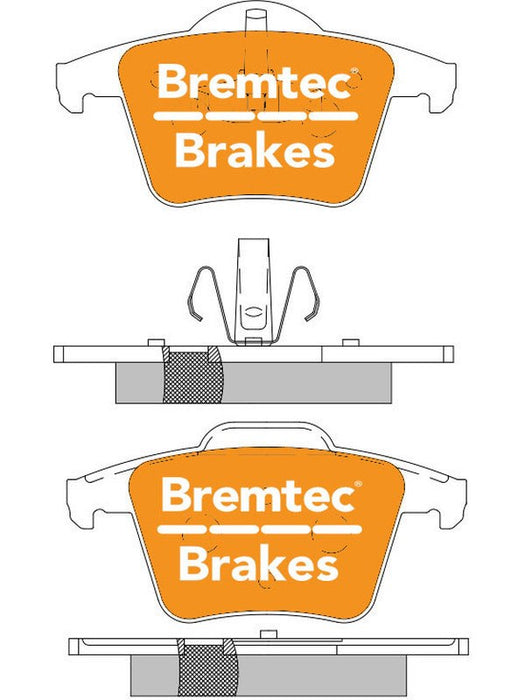 Bremtec Endure 4WD Brake Pad BT1392E Brake Pads Bremtec - Micks Gone Bush