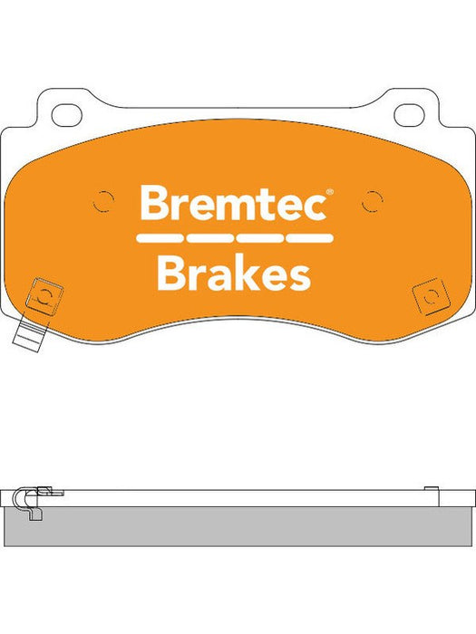 Bremtec Endure 4WD Brake Pad BT1395E Bremtec - Micks Gone Bush