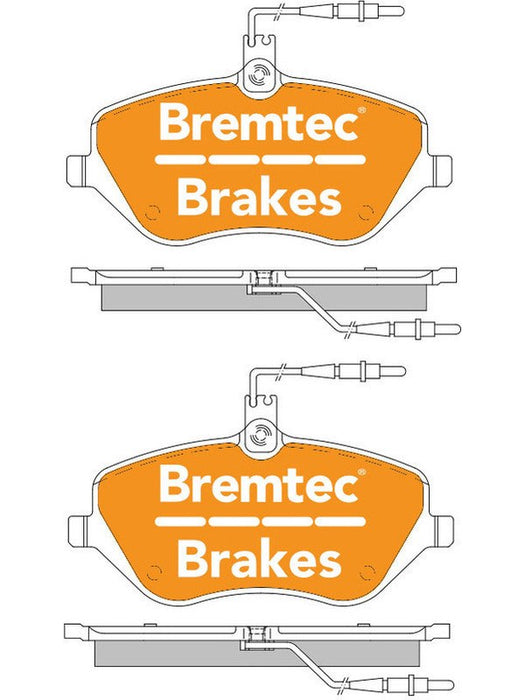 Bremtec Trade Line Brake Pad BT1399TS Bremtec - Micks Gone Bush