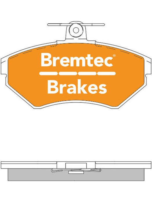 Bremtec Trade Line Brake Pad BT139TS Bremtec - Micks Gone Bush