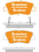 Bremtec Endure 4WD Brake Pad BT1402E Bremtec - Micks Gone Bush