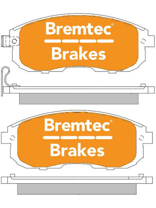 Bremtec Trade Line Brake Pad BT1426TS Bremtec - Micks Gone Bush