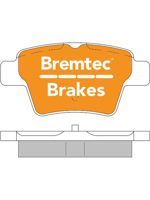 Bremtec Pro-Series Brake Pad BT1437PRO Brake Pads Bremtec - Micks Gone Bush