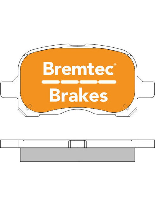 Bremtec Trade Line Brake Pad BT143TS Bremtec - Micks Gone Bush