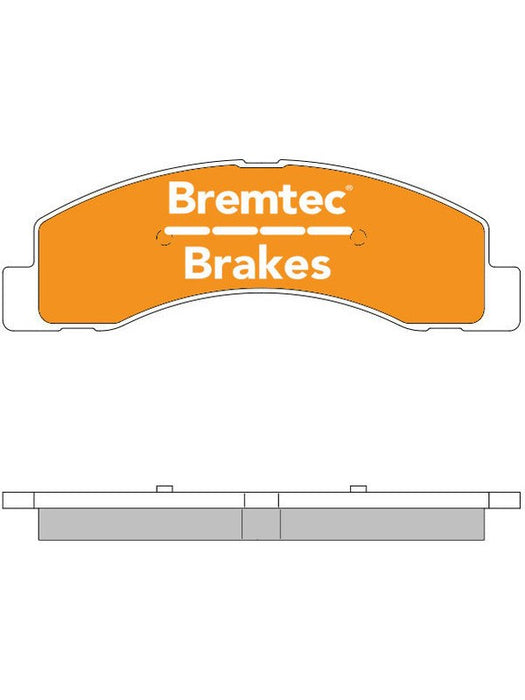 Bremtec Pro-Series Brake Pad BT144PRO Brake Pads Bremtec - Micks Gone Bush