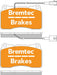 Bremtec Evolve Hybrid-Carbon Brake Pad BT1477EV550 Bremtec - Micks Gone Bush