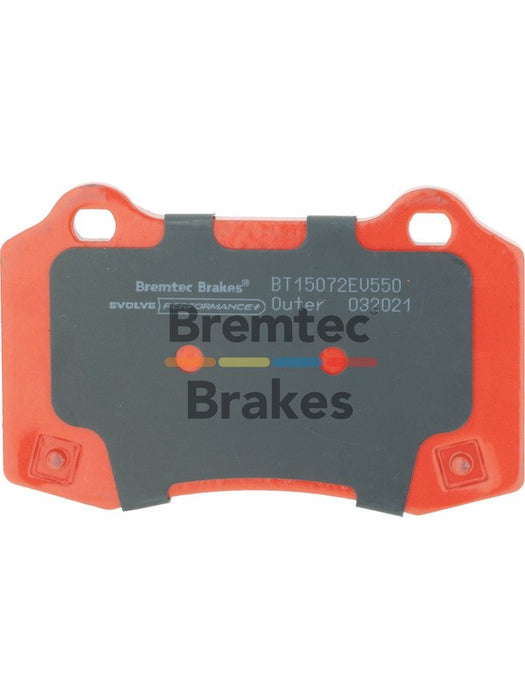 Bremtec Evolve Hybrid-Carbon Brake Pad BT15072EV550 Brake Pads Bremtec - Micks Gone Bush