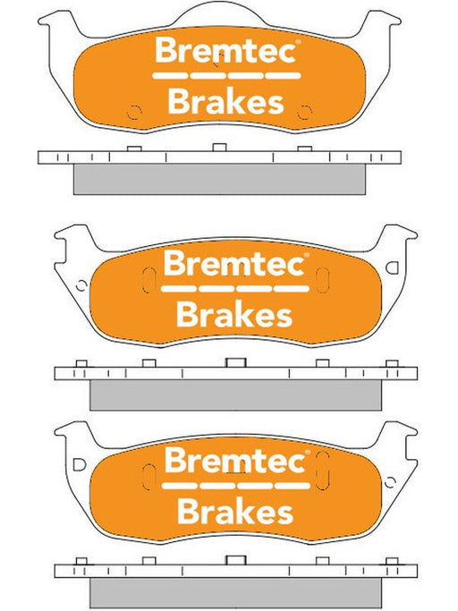 Bremtec Endure 4WD Brake Pad BT1520E Bremtec - Micks Gone Bush