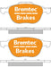 Bremtec Pro-Series Brake Pad BT1523PRO Bremtec - Micks Gone Bush