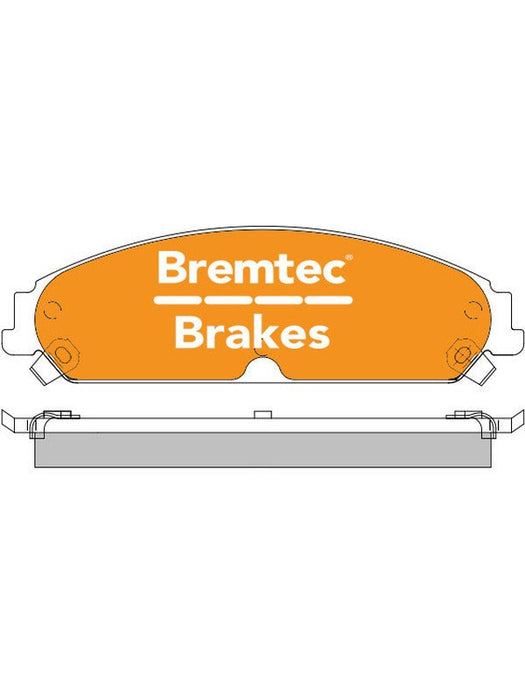 Bremtec Pro-Series Brake Pad BT1530PRO Bremtec - Micks Gone Bush