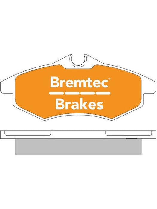 Bremtec Trade Line Brake Pad BT1538TS Bremtec - Micks Gone Bush