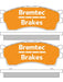 Bremtec Trade Line Brake Pad BT1571TS Bremtec - Micks Gone Bush