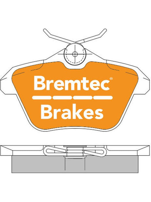 Bremtec Trade Line Brake Pad BT1576TS Bremtec - Micks Gone Bush