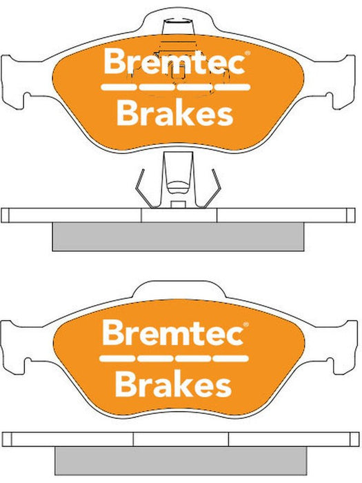 Bremtec Pro-Series Brake Pad BT1578PRO Bremtec - Micks Gone Bush