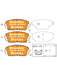 Bremtec Trade Line Brake Pad BT15820TS Brake Pads Bremtec - Micks Gone Bush