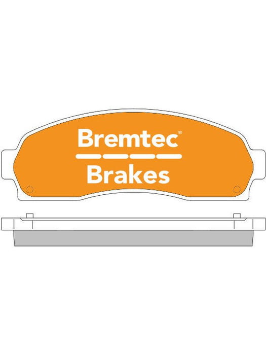 Bremtec Pro-Series Brake Pad BT158PRO Bremtec - Micks Gone Bush