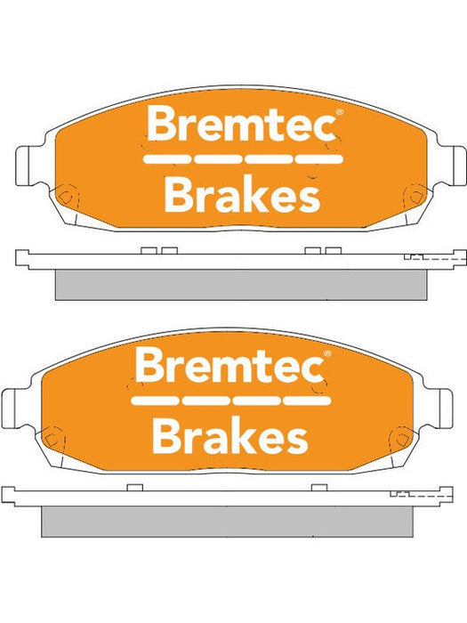 Bremtec Pro-Series Brake Pad BT1606PRO Bremtec - Micks Gone Bush