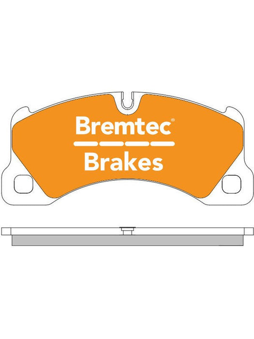Bremtec Evolve Hybrid-Carbon Brake Pad BT1608EV550 Brake Pads Bremtec - Micks Gone Bush