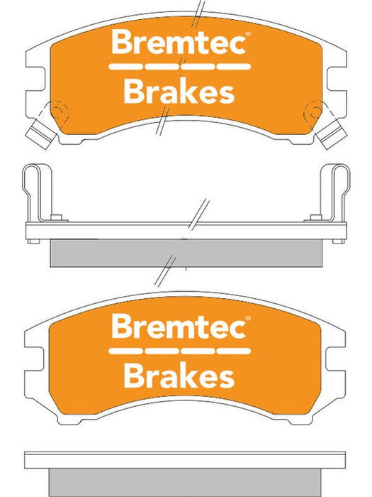 Bremtec Trade Line Brake Pad BT160TS Bremtec - Micks Gone Bush