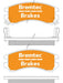 Bremtec Trade Line Brake Pad BT160TS Bremtec - Micks Gone Bush