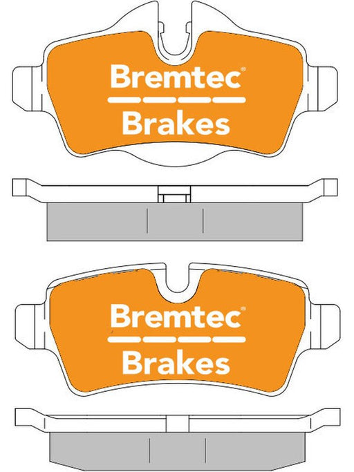 Bremtec Tradeline Brake Pads Set Rear BT1614TS Bremtec - Micks Gone Bush