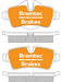 Bremtec Tradeline Brake Pads Set Rear BT1614TS Bremtec - Micks Gone Bush