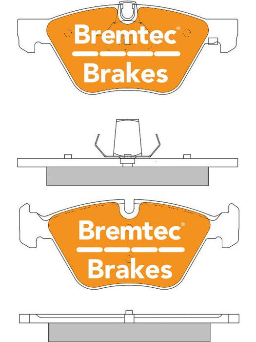 Bremtec Pro-Series Brake Pad BT1616PRO Bremtec - Micks Gone Bush