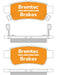 Bremtec Trade Line Brake Pad BT1641TS Bremtec - Micks Gone Bush