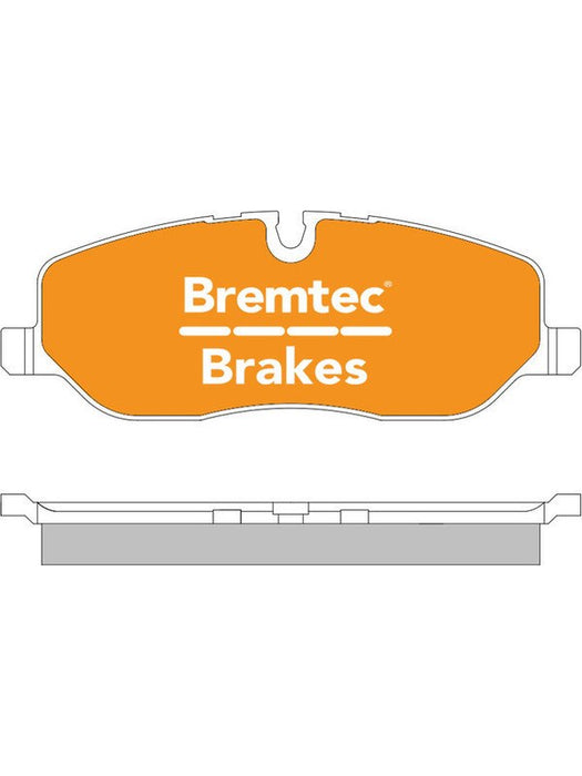 Bremtec Pro-Series Brake Pad BT1650PRO Bremtec - Micks Gone Bush