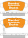 Bremtec Endure 4WD Brake Pad BT1653E Bremtec - Micks Gone Bush