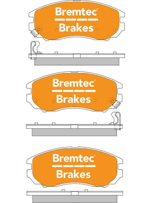Bremtec Endure 4WD Brake Pad BT1656E Brake Pads Bremtec - Micks Gone Bush
