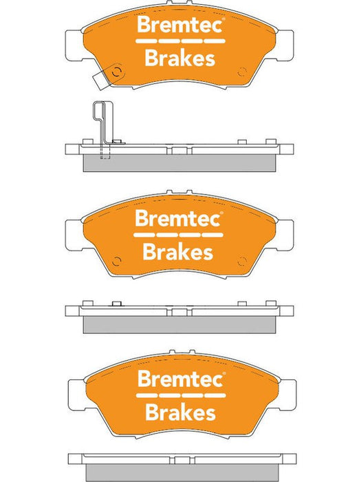 Bremtec Pro-Series Brake Pads BT1665PRO Bremtec - Micks Gone Bush