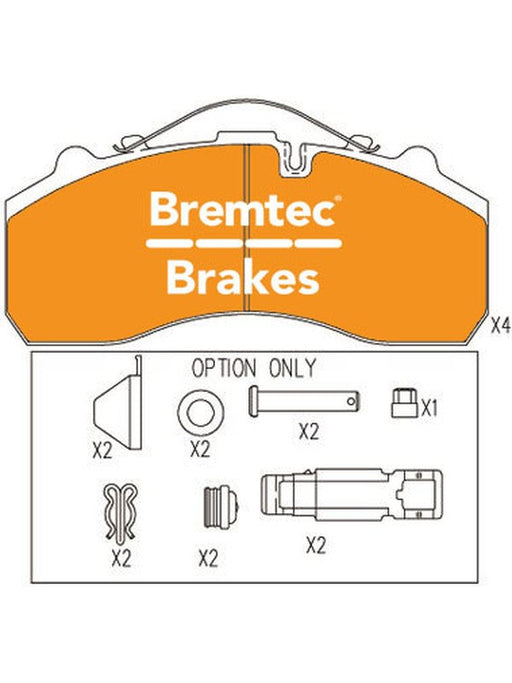 Bremtec Trans-Line Brake Pad BT1677TL Bremtec - Micks Gone Bush